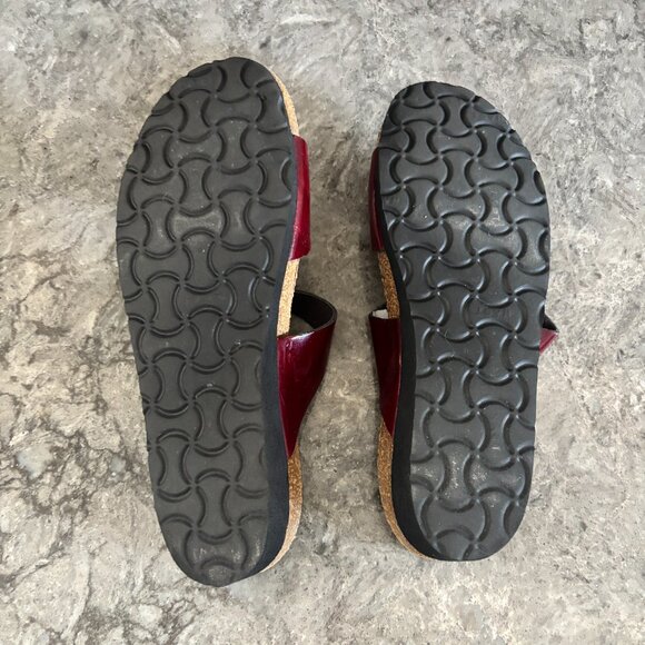 Red Sandals with Rhinestones - Size 38 - Adjustable Straps - Noat - Picture 7 of 8